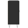 Senkki musta 90x34x80 cm tekninen puu