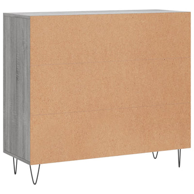Senkki harmaa Sonoma 90x34x80 cm tekninen puu