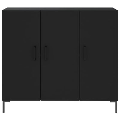 Senkki musta 90x34x80 cm tekninen puu