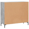 Senkki betoninharmaa 90x34x80 cm tekninen puu