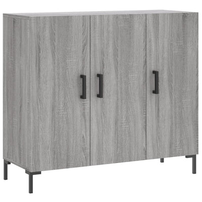 Senkki harmaa Sonoma 90x34x80 cm tekninen puu