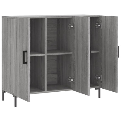 Senkki harmaa Sonoma 90x34x80 cm tekninen puu