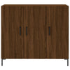 Senkki ruskea tammi 90x34x80 cm tekninen puu