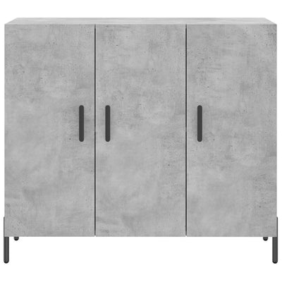 Senkki betoninharmaa 90x34x80 cm tekninen puu