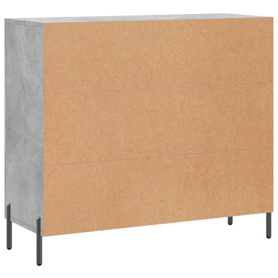 Senkki betoninharmaa 90x34x80 cm tekninen puu