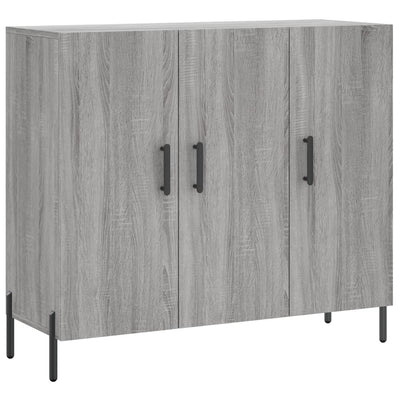 Senkki harmaa Sonoma 90x34x80 cm tekninen puu