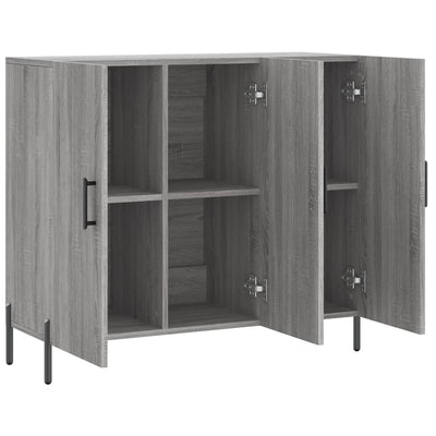 Senkki harmaa Sonoma 90x34x80 cm tekninen puu