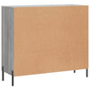 Senkki harmaa Sonoma 90x34x80 cm tekninen puu