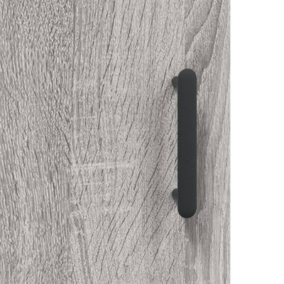 Senkki harmaa Sonoma 90x34x80 cm tekninen puu