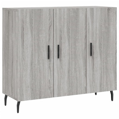 Senkki harmaa Sonoma 90x34x80 cm tekninen puu