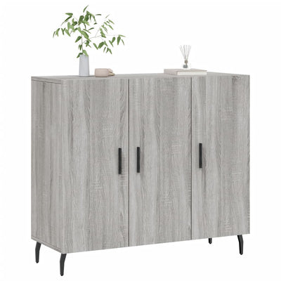 Senkki harmaa Sonoma 90x34x80 cm tekninen puu