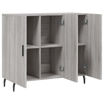 Senkki harmaa Sonoma 90x34x80 cm tekninen puu