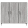 Senkki harmaa Sonoma 90x34x80 cm tekninen puu
