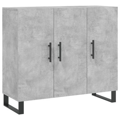 Senkki betoninharmaa 90x34x80 cm tekninen puu