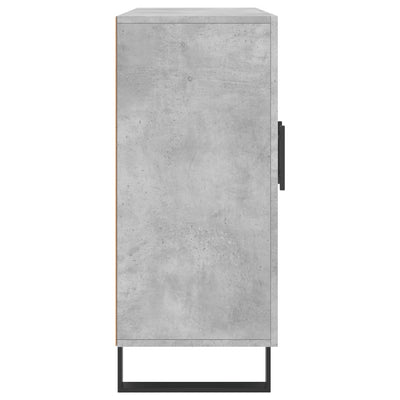 Senkki betoninharmaa 90x34x80 cm tekninen puu