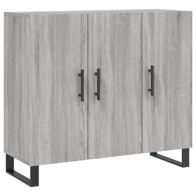 Senkki harmaa Sonoma 90x34x80 cm tekninen puu
