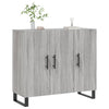 Senkki harmaa Sonoma 90x34x80 cm tekninen puu