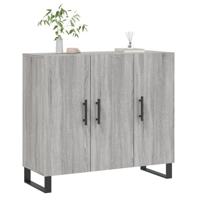 Senkki harmaa Sonoma 90x34x80 cm tekninen puu