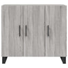 Senkki harmaa Sonoma 90x34x80 cm tekninen puu