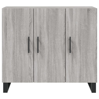 Senkki harmaa Sonoma 90x34x80 cm tekninen puu