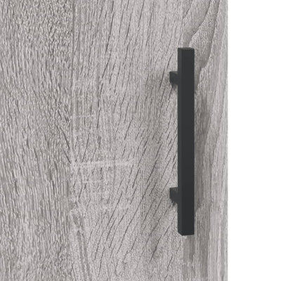 Senkki harmaa Sonoma 90x34x80 cm tekninen puu