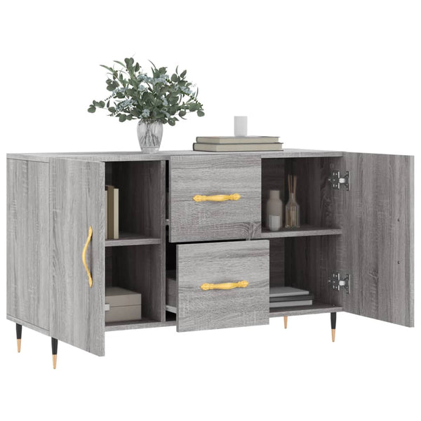 Senkki harmaa Sonoma 100x36x60 cm tekninen puu