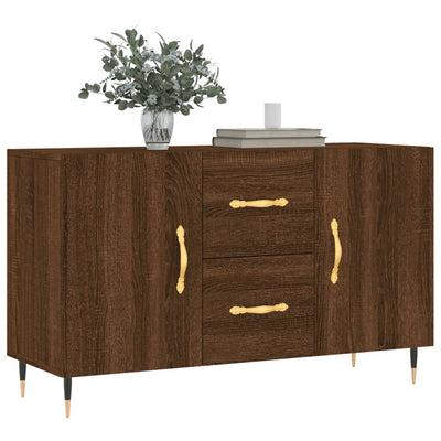 Senkki ruskea tammi 100x36x60 cm tekninen puu