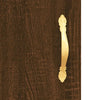 Senkki ruskea tammi 100x36x60 cm tekninen puu