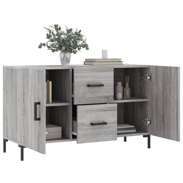 Senkki harmaa Sonoma 100x36x60 cm tekninen puu