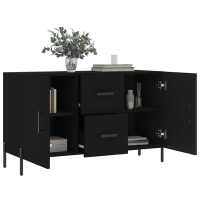 Senkki musta 100x36x60 cm tekninen puu