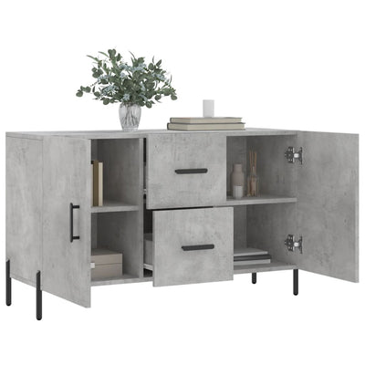 Senkki betoninharmaa 100x36x60 cm tekninen puu