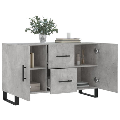 Senkki betoninharmaa 100x36x60 cm tekninen puu
