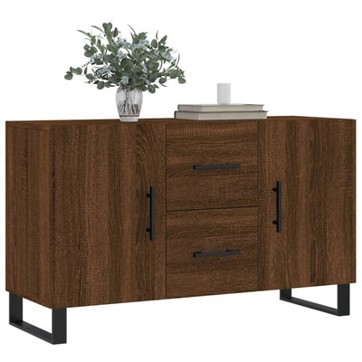 Senkki ruskea tammi 100x36x60 cm tekninen puu
