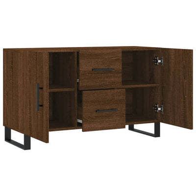 Senkki ruskea tammi 100x36x60 cm tekninen puu