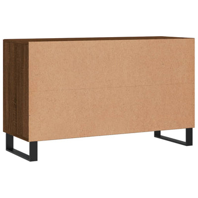 Senkki ruskea tammi 100x36x60 cm tekninen puu