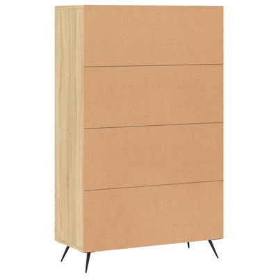Kaappi Sonoma-tammi 69,5x31x115 cm tekninen puu