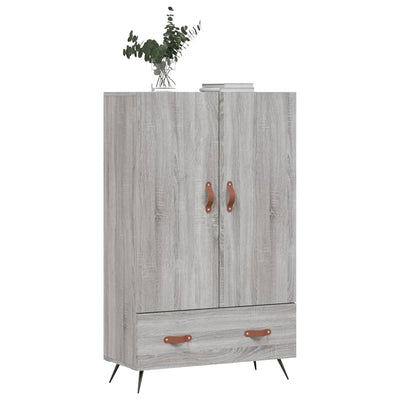 Kaappi harmaa Sonoma 69,5x31x115 cm tekninen puu