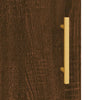 Kaappi ruskea tammi 69,5x31x115 cm tekninen puu