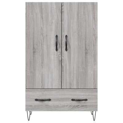 Kaappi harmaa Sonoma 69,5x31x115 cm tekninen puu