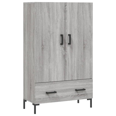 Kaappi harmaa Sonoma 69,5x31x115 cm tekninen puu