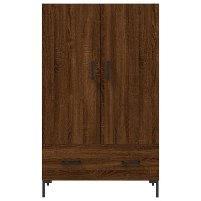 Kaappi ruskea tammi 69,5x31x115 cm tekninen puu