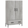 Kaappi harmaa Sonoma 69,5x31x115 cm tekninen puu