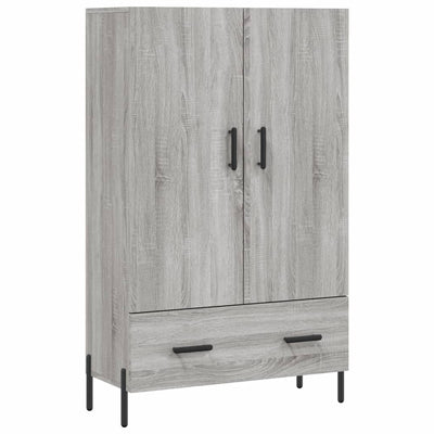 Kaappi harmaa Sonoma 69,5x31x115 cm tekninen puu