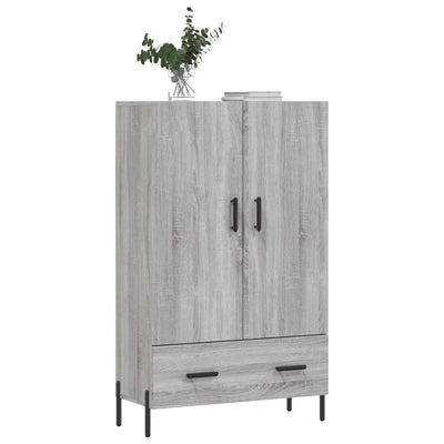 Kaappi harmaa Sonoma 69,5x31x115 cm tekninen puu