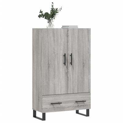 Kaappi harmaa Sonoma 69,5x31x115 cm tekninen puu