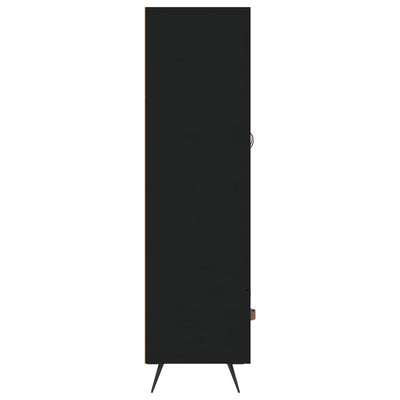 Kaappi musta 69,5x31x115 cm tekninen puu