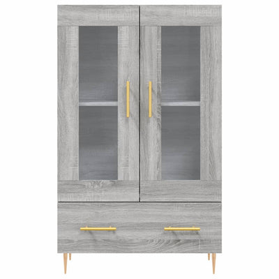 Kaappi harmaa Sonoma 69,5x31x115 cm tekninen puu