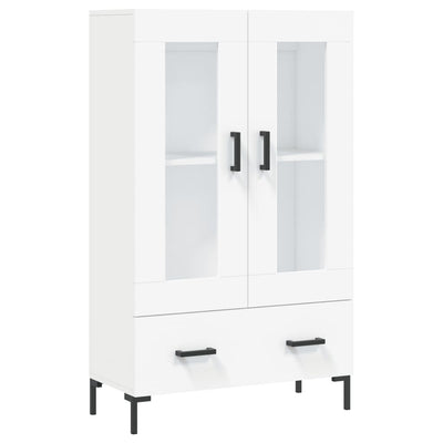 Kaappi valkoinen 69,5x31x115 cm tekninen puu