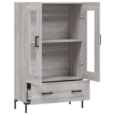 Kaappi harmaa Sonoma 69,5x31x115 cm tekninen puu