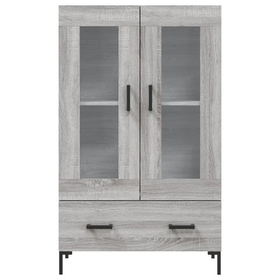 Kaappi harmaa Sonoma 69,5x31x115 cm tekninen puu